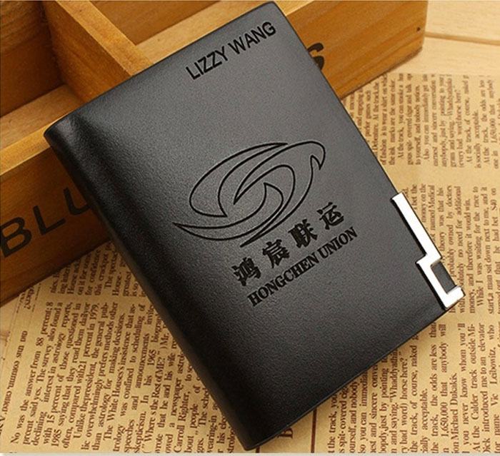 【鴻宸聯運】商務名片包/真皮卡包定制案例
